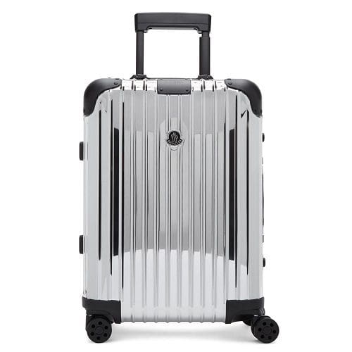 Moncler Genius x Rimowa Aluminum Suitcase 35L in Silver UK at SEIKK